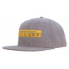 Snap Back - mod. 4158:Grey melange, Polyester, Grey